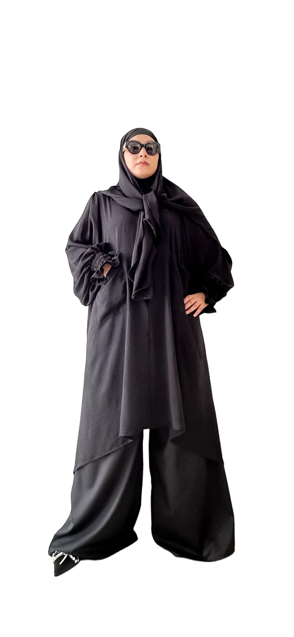 THE LUXE FLARE TAILORED PANTS